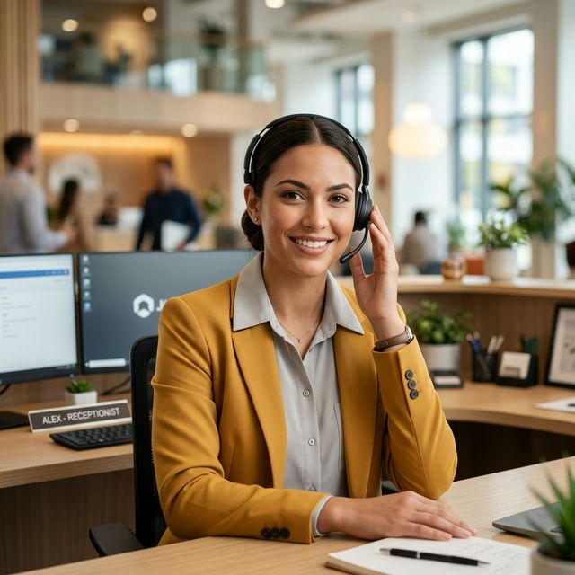Hear Alex the AI Receptionist